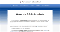 Desktop Screenshot of ccdconsultants.com